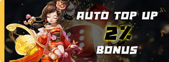 2% TOP UP BONUS